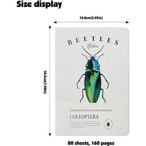  Xiangyu Cute Vintage Botanical Illustration Composition Ruled Notebook