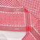  Al Bassam Quality Shemagh Men Head Scarf; White & Red