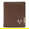  Pooka Leather Plain Design Mens Wallet; Dark Coffee