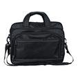 Nu Gran Textured Laptop Bag with Shoulder Strap; Black