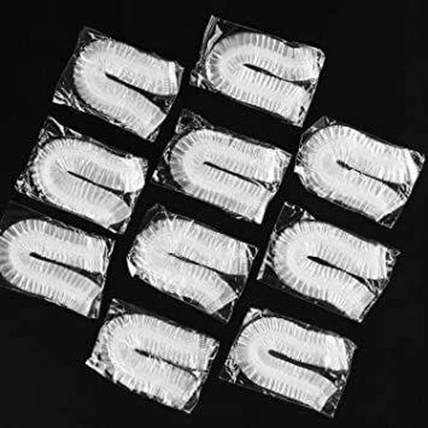  Vextronic Disposable Shower Cap;100 Pcs Large Waterproof Shower Cap