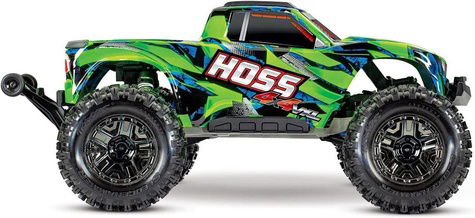  Traxxas Hoss 4X4 VXL 3S 4WD Brushless RTR Monster Truck (Green) w/TQi 2.4GHz Radio; TSM & Self-Righting 90076-4